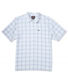 Go business casual-or just plain casual-in a comfortable checked shirt from Quiksilver.