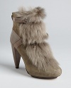 Runway ready, these Rebecca Taylor shearling boots are full-on stylish, set on lofty wedges for supermodel height.