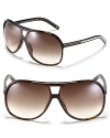 Go for classically cool in retro-inspired aviator sunglasses from Dior.
