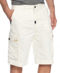 Embrace the warm weather in your always-cool companions-LRG cargo shorts.