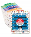 Choose from among fourteen fun themes, slide a card into the game board and start looking for matches. This handy memory game includes one game board, seven double-sided game cards and a two-player scoreboard. There are no loose pieces and everything conveniently stores in the board. Great for travel!