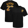 MLB Majestic Pittsburgh Pirates #22 Andrew McCutchen Youth Black Player T-shirt