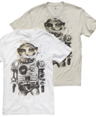 These graphic t-shirts from Marc Ecko Cut & Sew add character to your casual style.