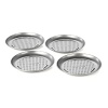 Great for everyday dining or entertaining, these durable mini personal pizza pans by Calphalon let you dish out perfectly crisped pies that are sure to please any crowd. Expertly constructed to the standards of culinary professionals, each perforated pan features two interlocking layers of high-performance nonstick for beautiful results and easy serving. Calphalon's assortment of mini pizza pans are designed for a lifetime of homemade pizzas, flatbreads and more. A scaled-down size lets you make multiple personal pies for the whole family to enjoy.