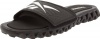 Reebok Women's Zignano Slide Sandal,Black/White/Rivet Grey,7 M US