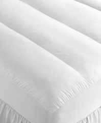 Drift off to sleep on a cloud of softness. Martha Stewart Collection's Allergywise fiberbed boasts rows of plush down-alternative fill for a comfortable night's sleep throughout the seasons. Featuring a smooth, 300-thread count cotton cover.