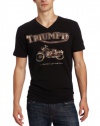 Lucky Brand Mens Triumph World's Fastest Graphic Tee