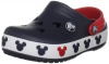 Crocs Crocband Mickey II Clog (Toddler/Little Kid),Navy/Red,12-13 M US Little Kid
