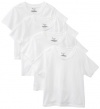 Champion Boys 8-20 Four Pack Crew Neck T-Shirt, White, Large