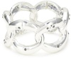 Kenneth Cole New York Modern Ombre Shiny Silver Link Stretch Bracelet