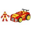 Playskool Super Hero Adventure - Race Car With Iron Man