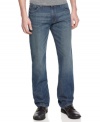 Give yourself a little more room to move in this relaxed, medium-wash pair from Calvin Klein Jeans.