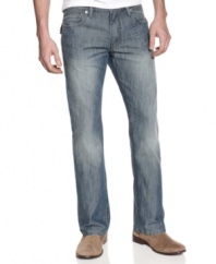Kick your blues into high gear with this boot-leg style from Levi's.