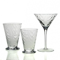 Elegant double old fashioned tumblers are an essential element of the William Yeoward Roxie collection, and a must-have in any well-stocked home bar.