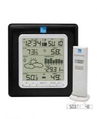 Never get caught in the rain again. With The Weather Channel's wireless forecast station you can eliminate those stormy surprises from your day with the convenience of at-home readings of everything from temperature and humidity to barometric pressure with trusted precision.