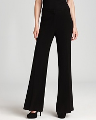 With a nod to the '70s, these Bloomingdale's Exclusive Gerard Darel pants flaunt a fluid cascade of fabric for a chic, wide-leg silhouette. Team with a tie-neck blouse for the ultimate in retro chic.