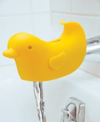 Rubber ducky still keeps bath time fun and protects baby's head from bumps with this BPA, Phthalate and PVC-free ducky spout cover from Skip Hop.