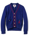 Your stylish scholar will look fab in Juicy Couture's updated cardigan look.