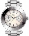 Guess Women's G20026L1 Silver Stainless-Steel Quartz Watch with Mother-Of-Pearl Dial