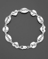 Macy's Inspiration (Love, Faith, Truth, Live, Laugh, Dream, and Hope) Sterling Silver Bracelet