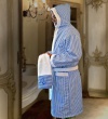 Armani International, Nautical Bath Robe & Towels Collection, European Made, 3-pieces
