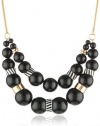 Kenneth Cole New York Round Bead 2 Row Necklace, 19