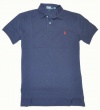 Polo Ralph Lauren Men Custom Fit Mesh T-shirt (Medium, Navy)
