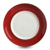 Mikasa Pure Red Open Stock Accent Plate with Red Crackle Rim