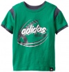 Adidas Boys 2-7 Cant Lose Tee, Bright Green, 2T