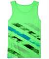 Your summer style is all set with this vibrant graphic tank from Univibe.