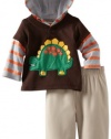 Kids Headquarters Baby-Boys Newborn Pant with Hooded Top