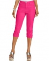 Style&co. Tummy-control Straight-fit Ankle Pants, Colored Wash
