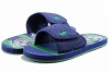 Polo Ralph Lauren Boy's Fashion Sandal Waayler Slide Shoes (13, Navy/Kelley Green)