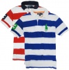 Polo Ralph Lauren Classic-Fit Striped Big Pony Mesh Rugby