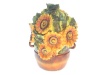 Certified International Tuscan Sunflower 3-D Cookie Jar, 11-Inch