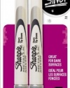 Sharpie Metallic Fine Point Permanent Markers, 2 Silver Markers (39108PP)