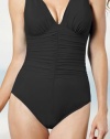 Miraclesuit D Cup Solid Sonatina Swimsuit Black