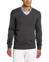 Calvin Klein Sportswear Men's Ottoman Full Needle V-Neck Sweater