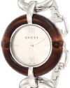 Gucci Women's YA132403 Bamboo Silver Sun-Brushed Dial Watch