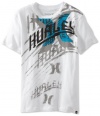 Hurley Boys 8-20 Traction Tee, White, Small