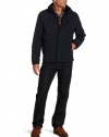 Calvin Klein Men's Soft Shell Zip Front Jacket, Atlantic Blue, XX-Large