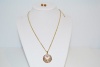 Charter Club Boxed Set Necklace Earrings Gold Tone set