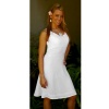 Womens Lined Sundress by 1 World Sarongs in White