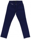 Lauren Jeans Co. Women's Slimming Modern Straight Ankle Jeans (Captain Blue)