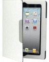 splash SIGNATURE Folio Leather Case for The New iPad 3 3rd Gen Generation & iPad 2 with Stand and Sleep/Wake Function (WHITE)