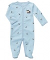 Carter's Bulldogs Galore Coverall (Sizes NB - 9M) - blue, 9 months