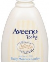 Aveeno Baby Daily Moisture Lotion, Fragrance Free, 12 Ounce (Pack of 2)