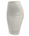 Doublju Pencil Skirt with Mid-length in Vivid Spring Colors