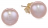 14k Gold Freshwater Cultured AA Quality 6.5-7mm Pearl Earrings