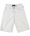 LRG Welt Pocket Shorts (Sizes 8 - 20) - white, 8